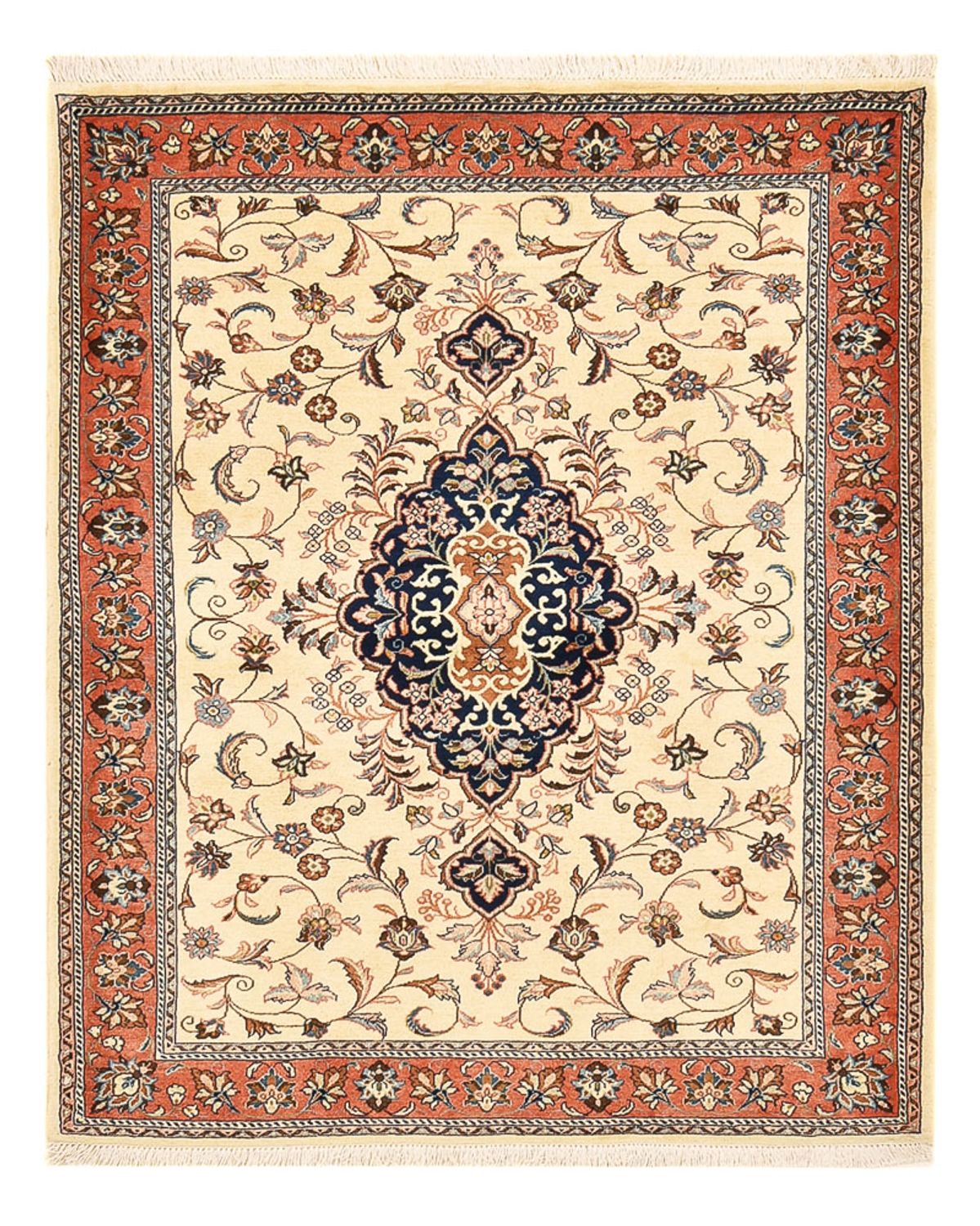 Tapis persan - Classique - 145 x 115 cm - beige clair