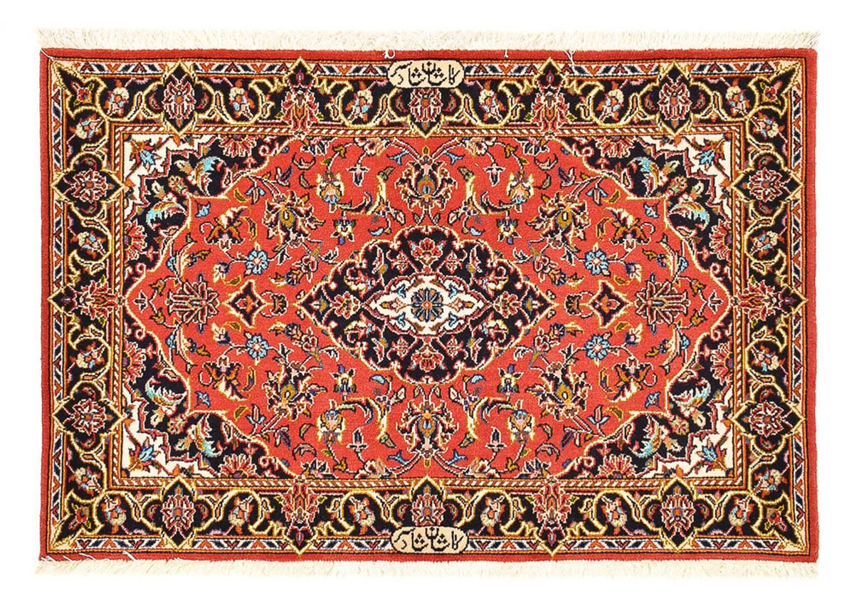 Tapis persan - Keshan - 100 x 70 cm - rouge