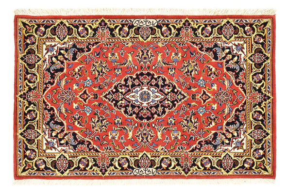 Tapis persan - Keshan - 100 x 70 cm - rouge