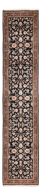 Tapis de couloir Tapis persan - Keshan - 338 x 75 cm - bleu foncé
