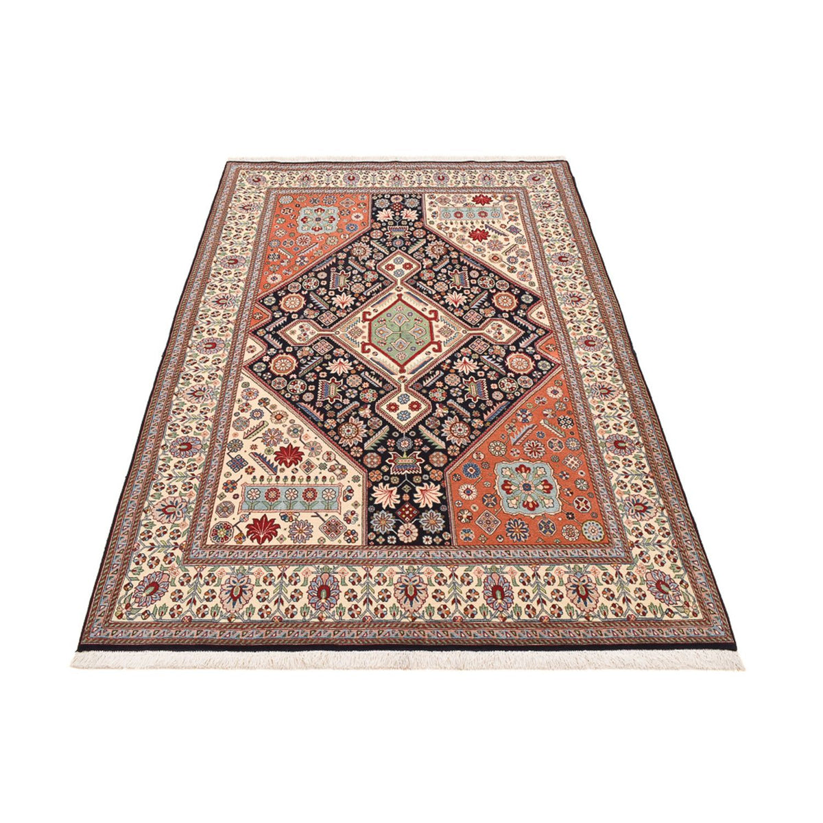Tapis Gabbeh - Persan Kashkuli - 220 x 141 cm - multicolore