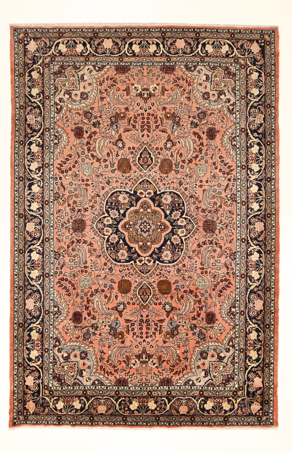 Tapis persan - Nomadic - 320 x 212 cm - rouge clair