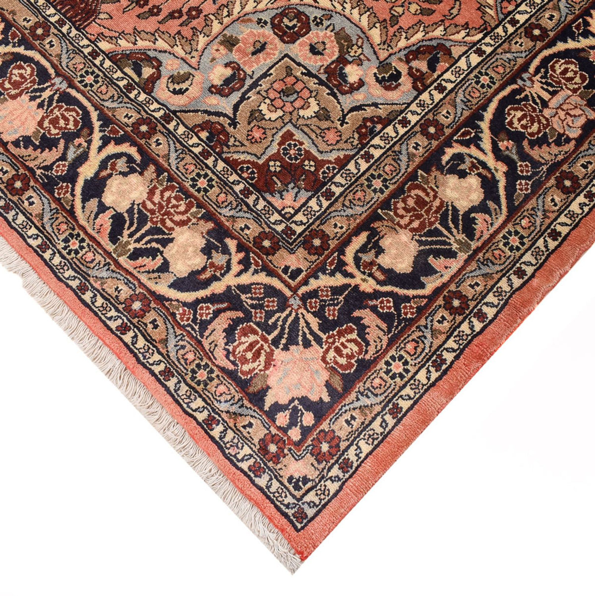 Tapis persan - Nomadic - 320 x 212 cm - rouge clair