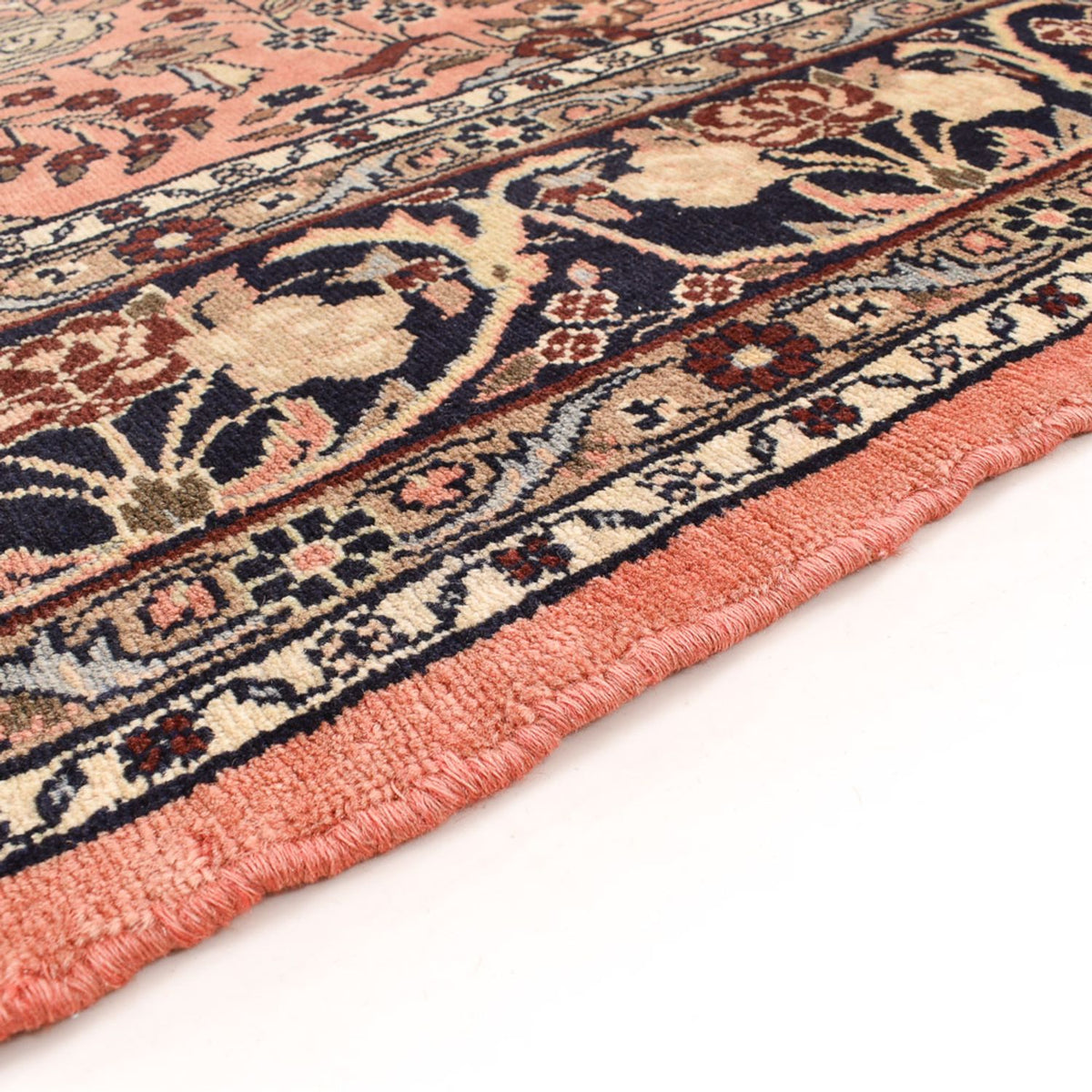 Tapis persan - Nomadic - 320 x 212 cm - rouge clair