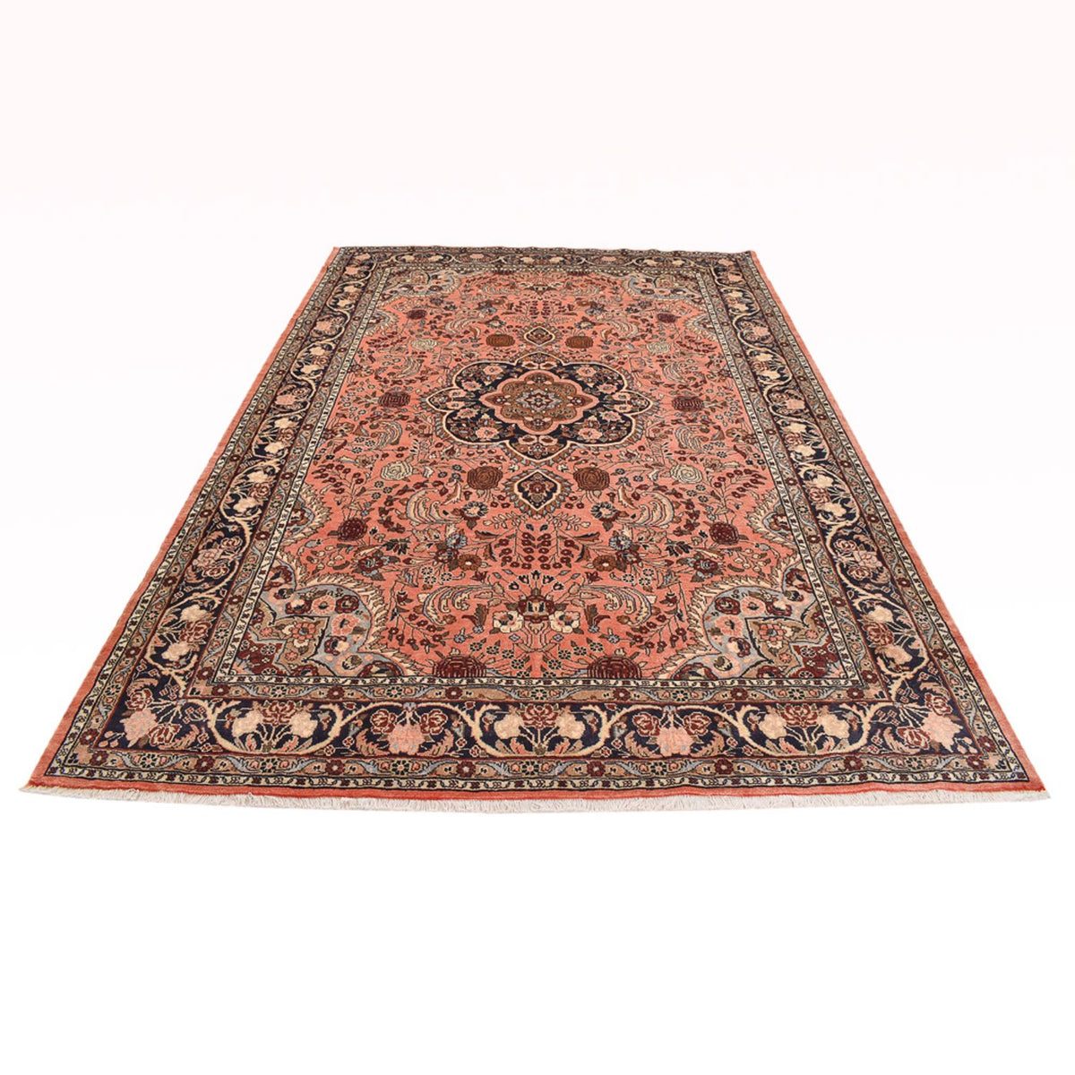 Tapis persan - Nomadic - 320 x 212 cm - rouge clair