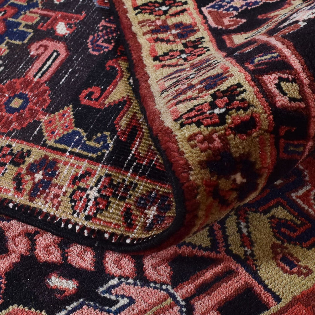 Tapis persan - Nomadic originale  - 372 x 302 cm - rouge