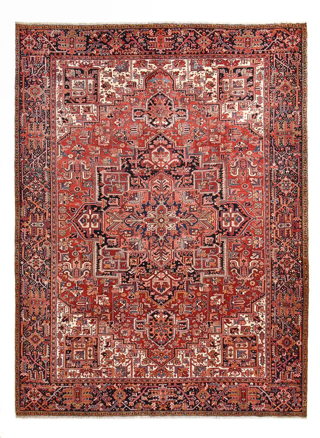Tapis persan - Nomadic - 415 x 305 cm - rouge