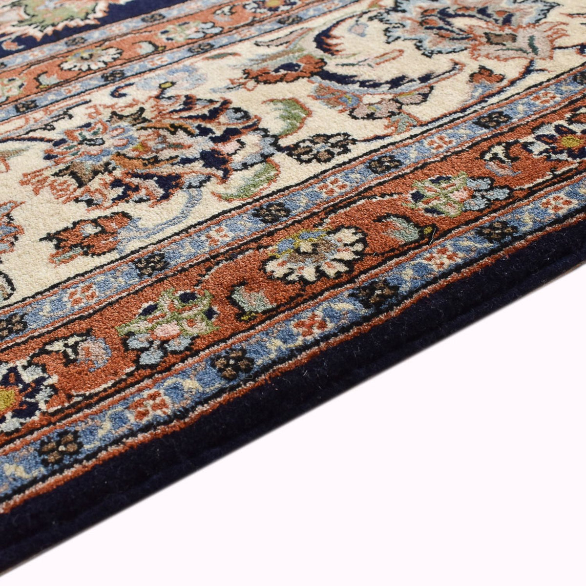 Tapis persan - Classique - Royal - 336 x 248 cm - bleu foncé