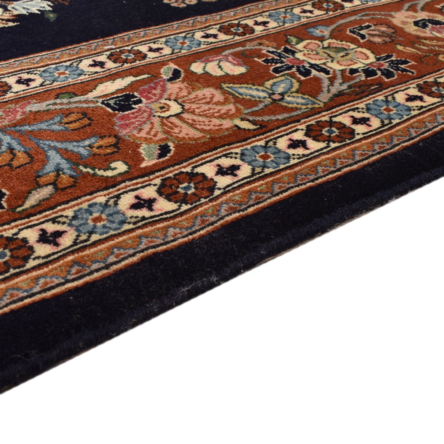 Tapis persan - Classique - 228 x 180 cm - bleu foncé