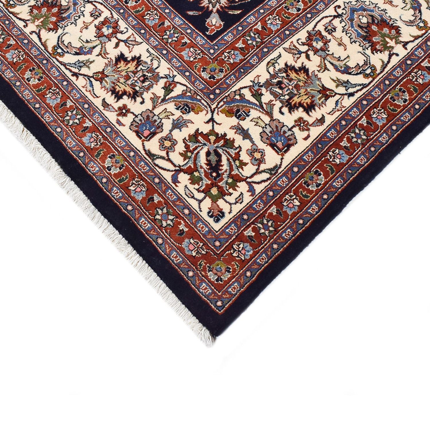 Tapis persan - Classique - Royal - 340 x 244 cm - bleu foncé