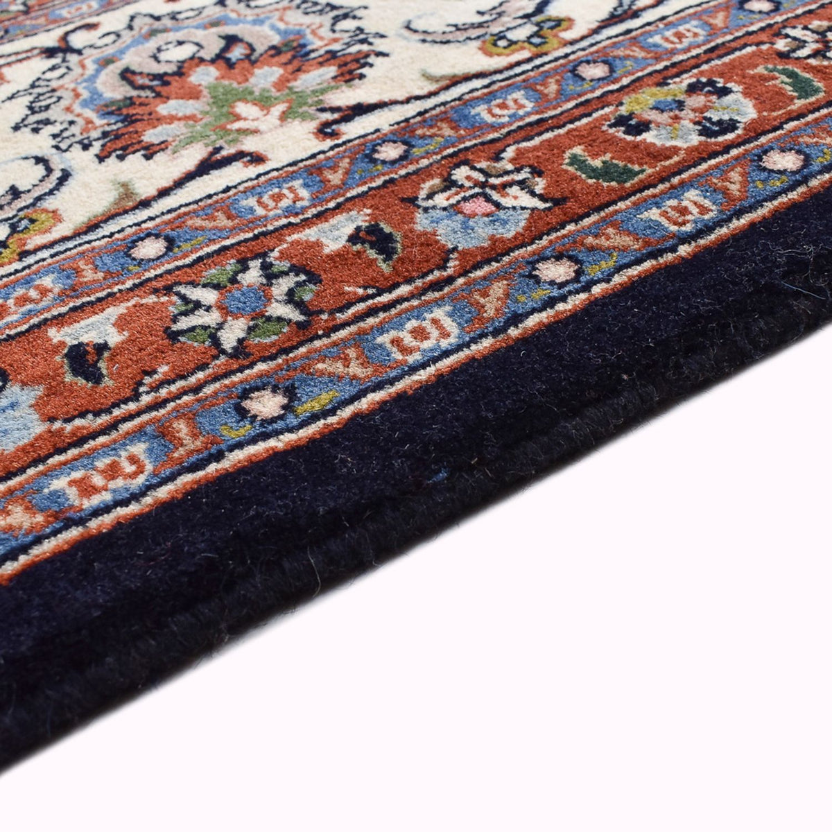 Tapis persan - Classique - Royal - 340 x 244 cm - bleu foncé