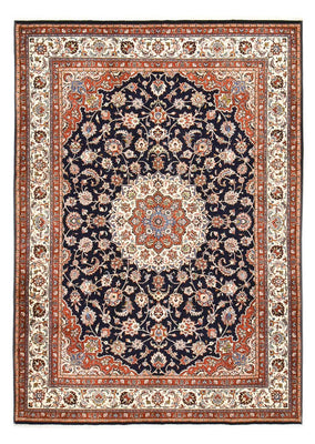 Tapis persan - Classique - Royal - 345 x 244 cm - bleu foncé