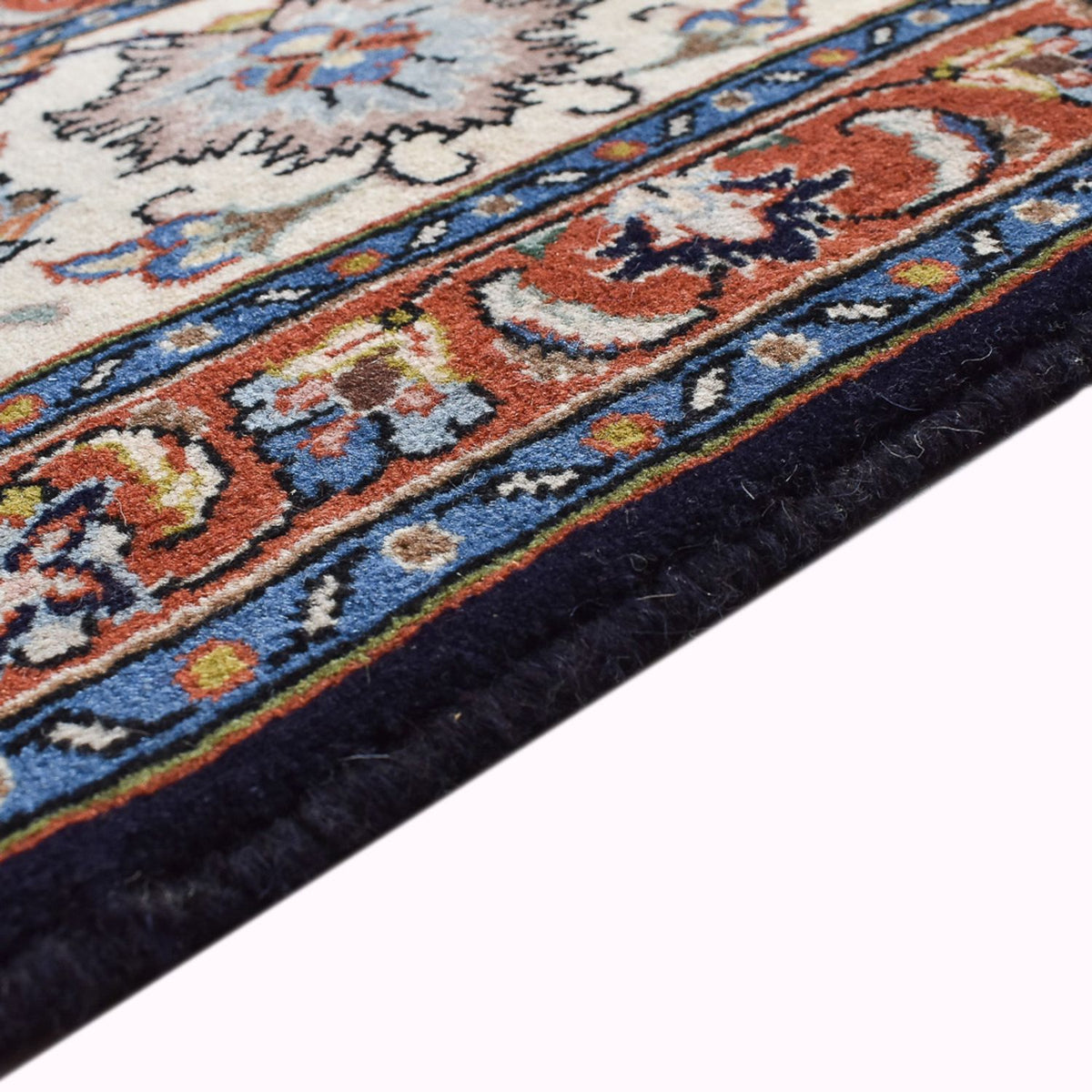 Tapis persan - Classique - Royal - 336 x 240 cm - bleu foncé