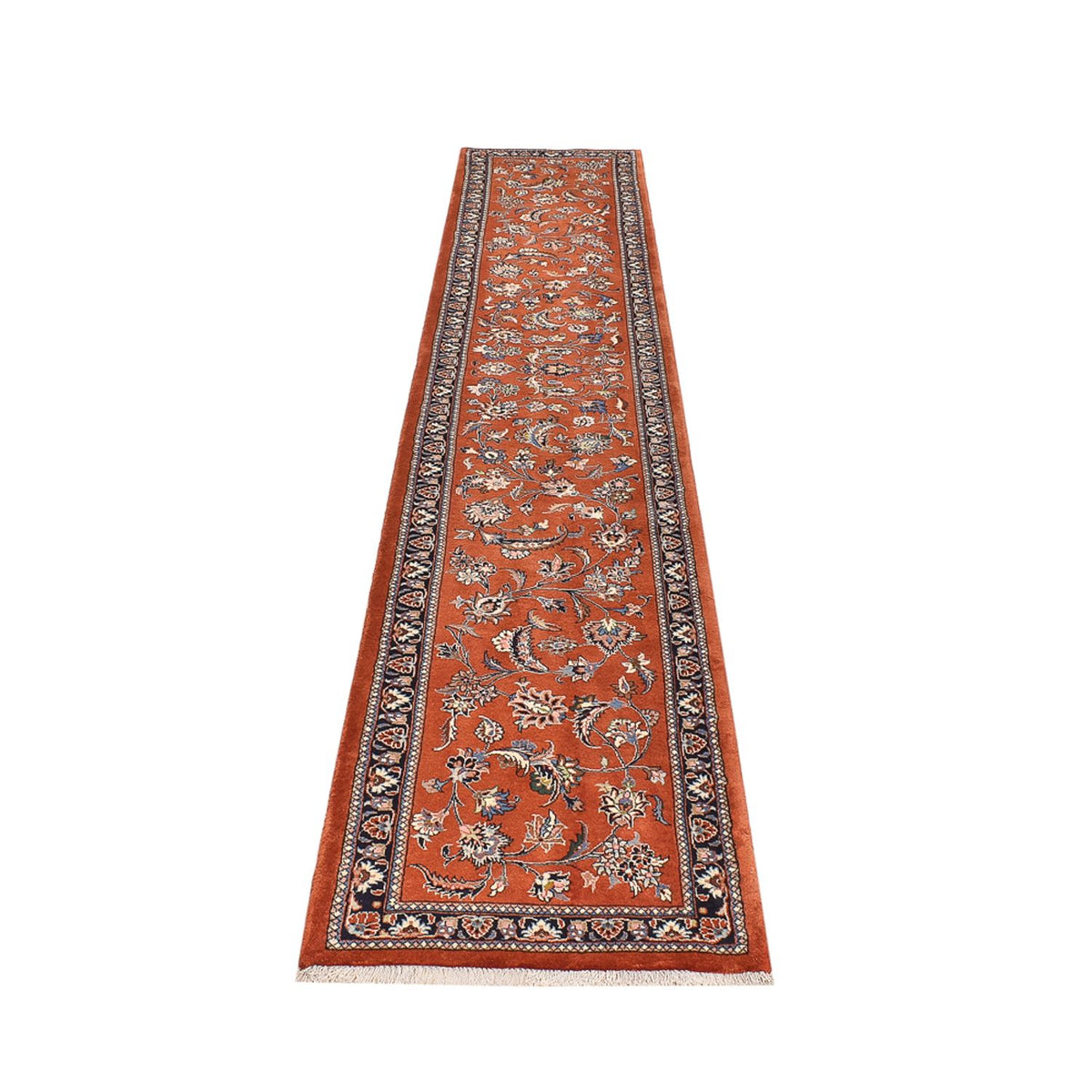 Tapis de couloir Tapis persan - Classique - 393 x 70 cm - orange
