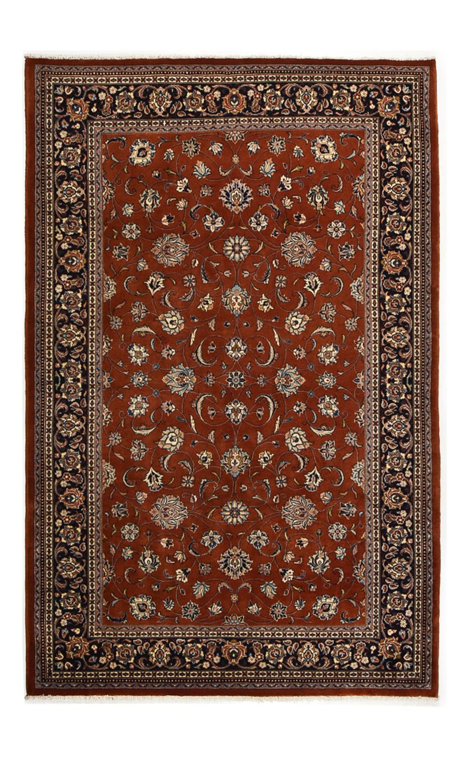 Tapis persan - Classique - 278 x 177 cm - rouge foncé