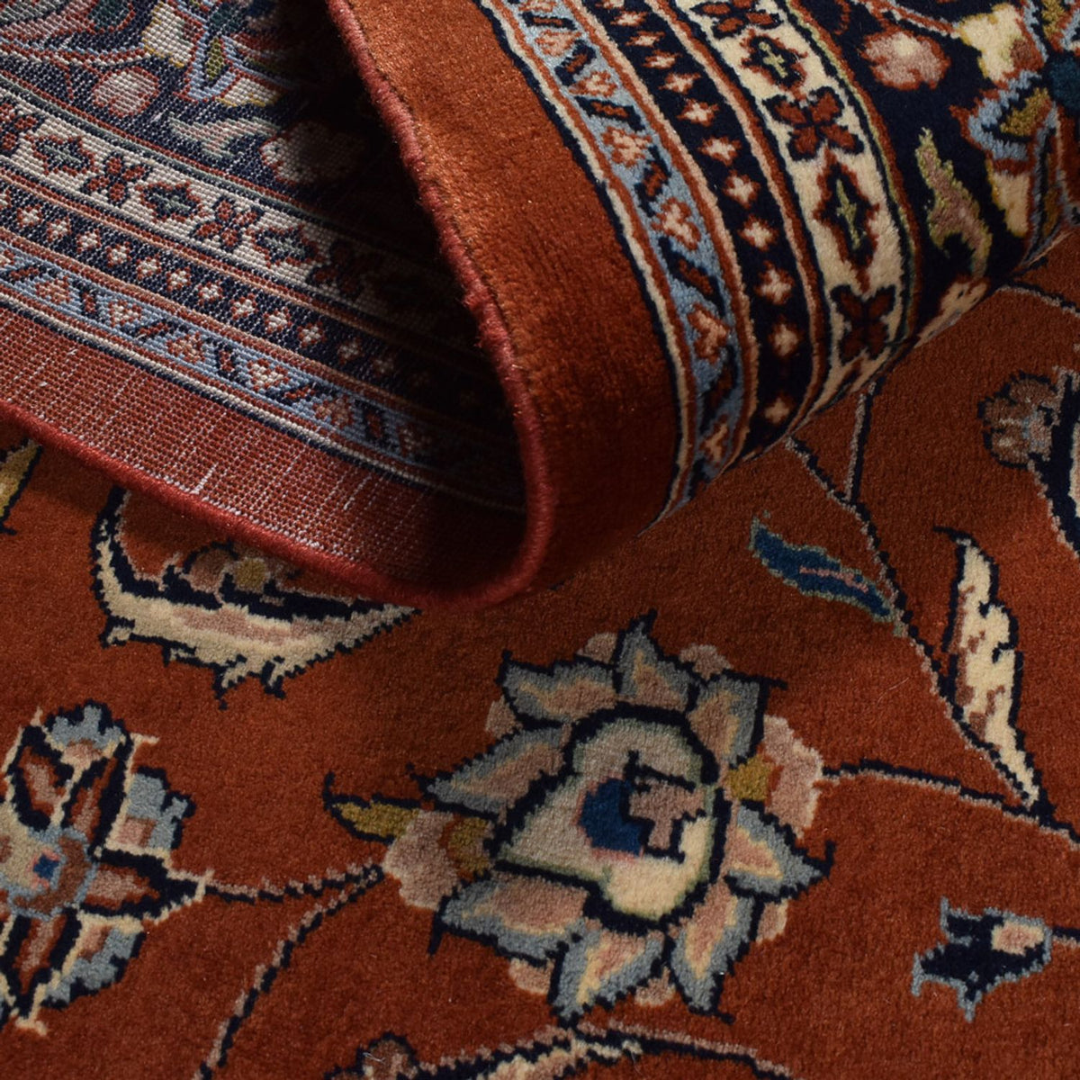 Tapis persan - Classique - 278 x 177 cm - rouge foncé