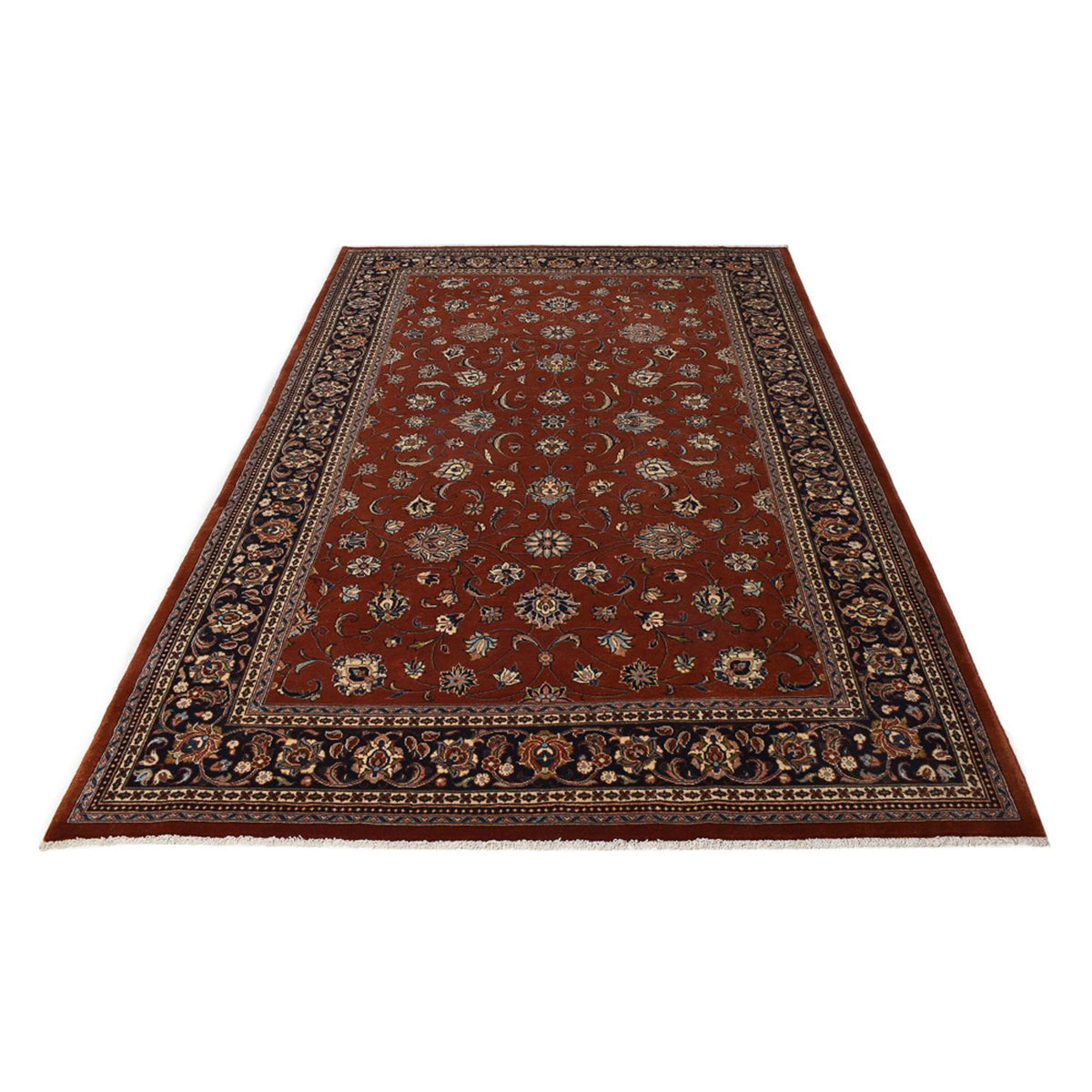Tapis persan - Classique - 278 x 177 cm - rouge foncé