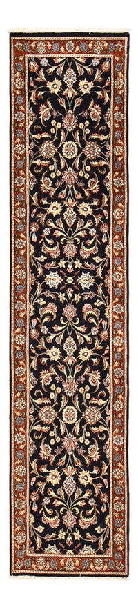 Tapis de couloir Tapis persan - Classique - 298 x 66 cm - bleu foncé