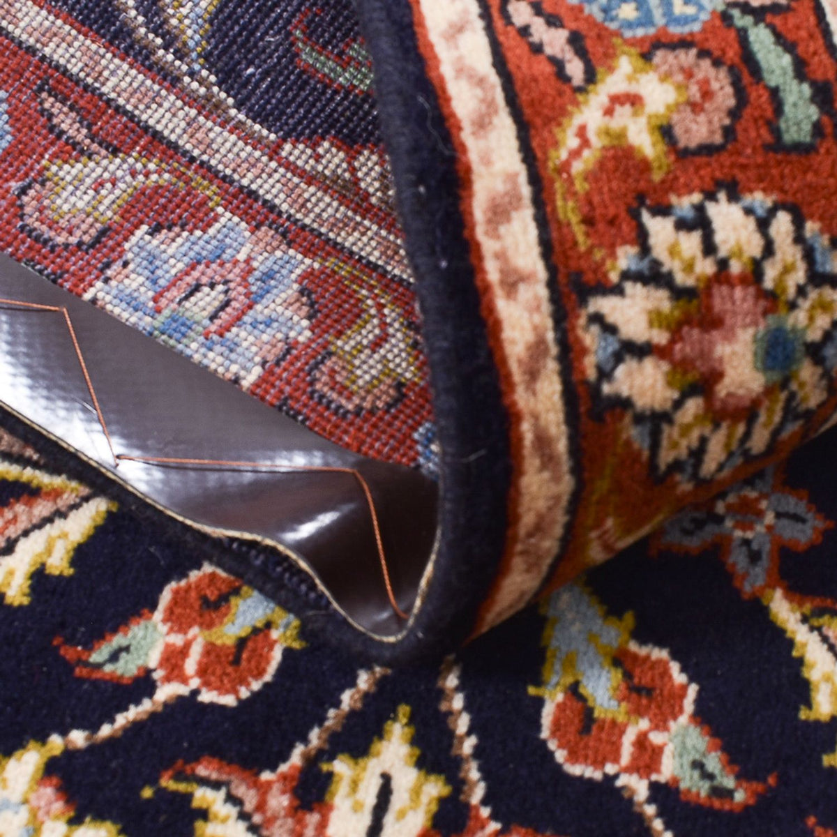 Tapis de couloir Tapis persan - Classique - 298 x 66 cm - bleu foncé