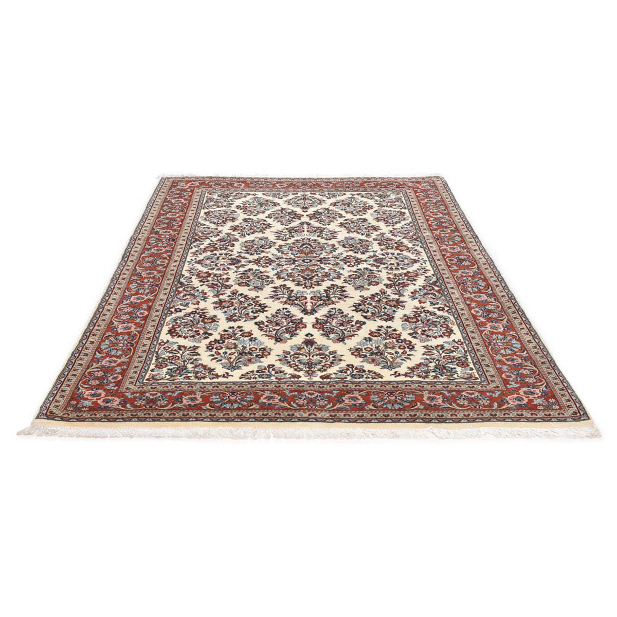 Tapis persan - Classique - 213 x 136 cm - crème