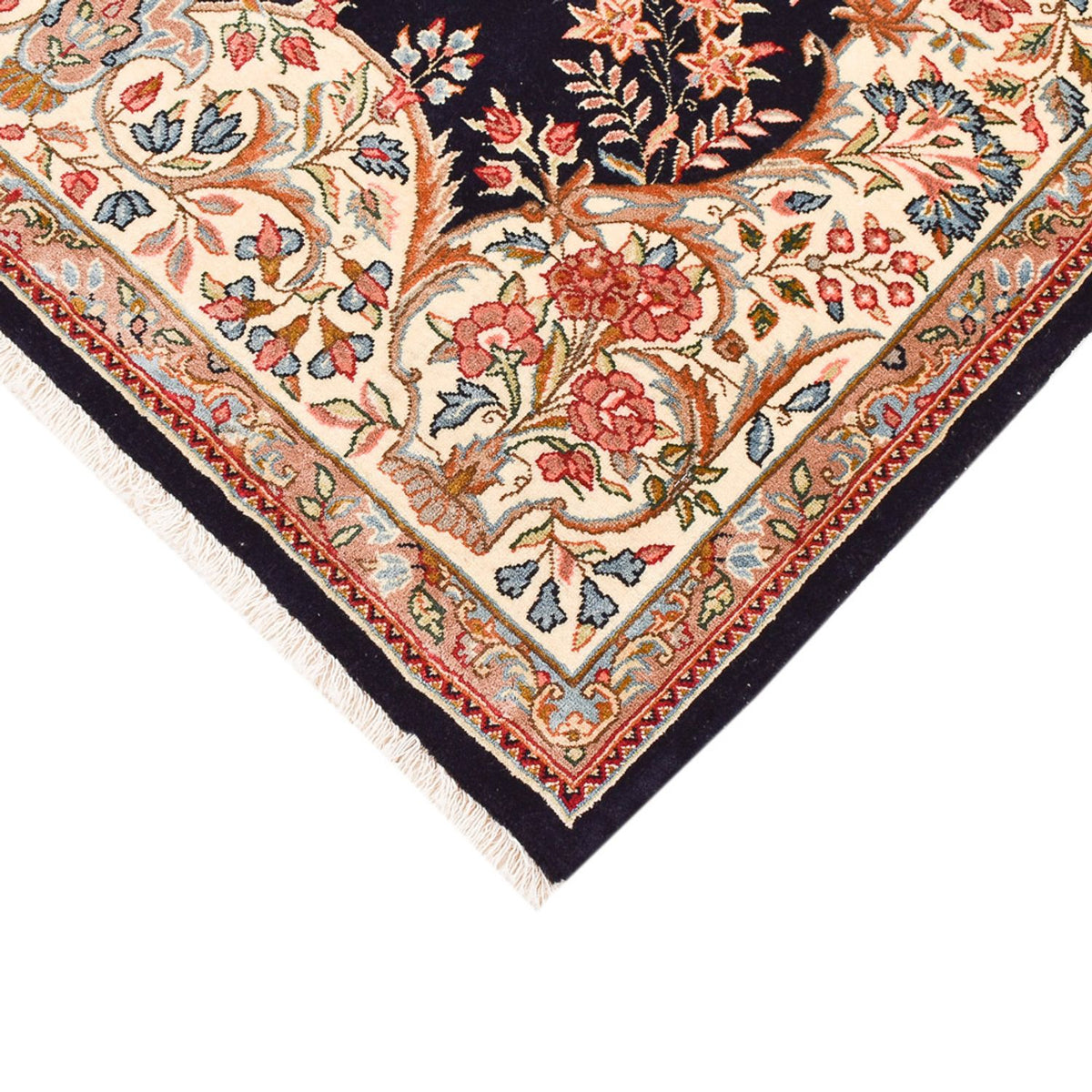 Tapis persan - Royal - 181 x 122 cm - bleu foncé