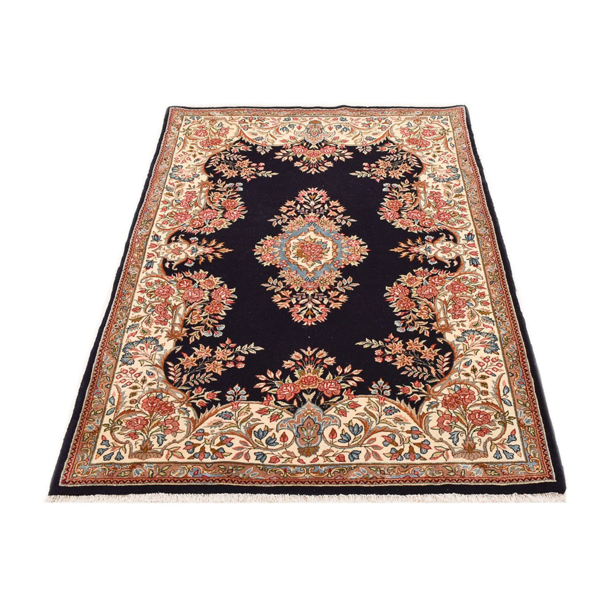 Tapis persan - Royal - 181 x 122 cm - bleu foncé