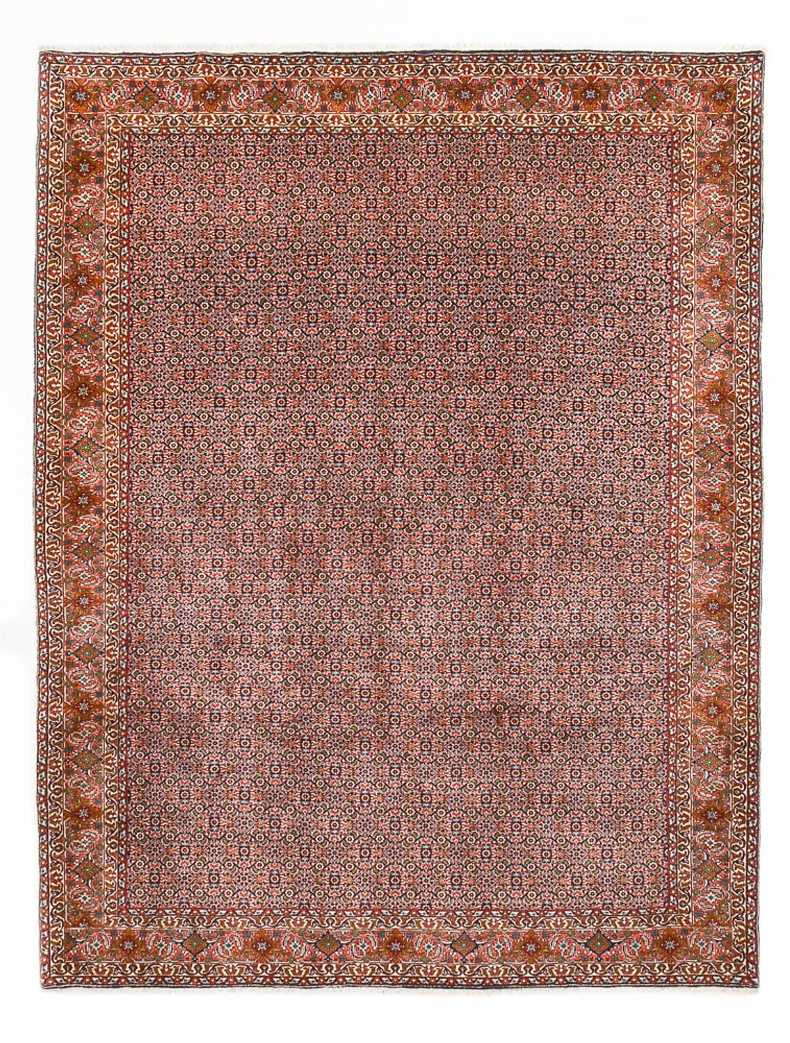 Tapis persan - Bidjar - 342 x 263 cm - rouille