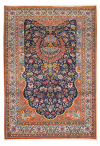 Tapis persan - Nomadic - 293 x 206 cm - bleu foncé
