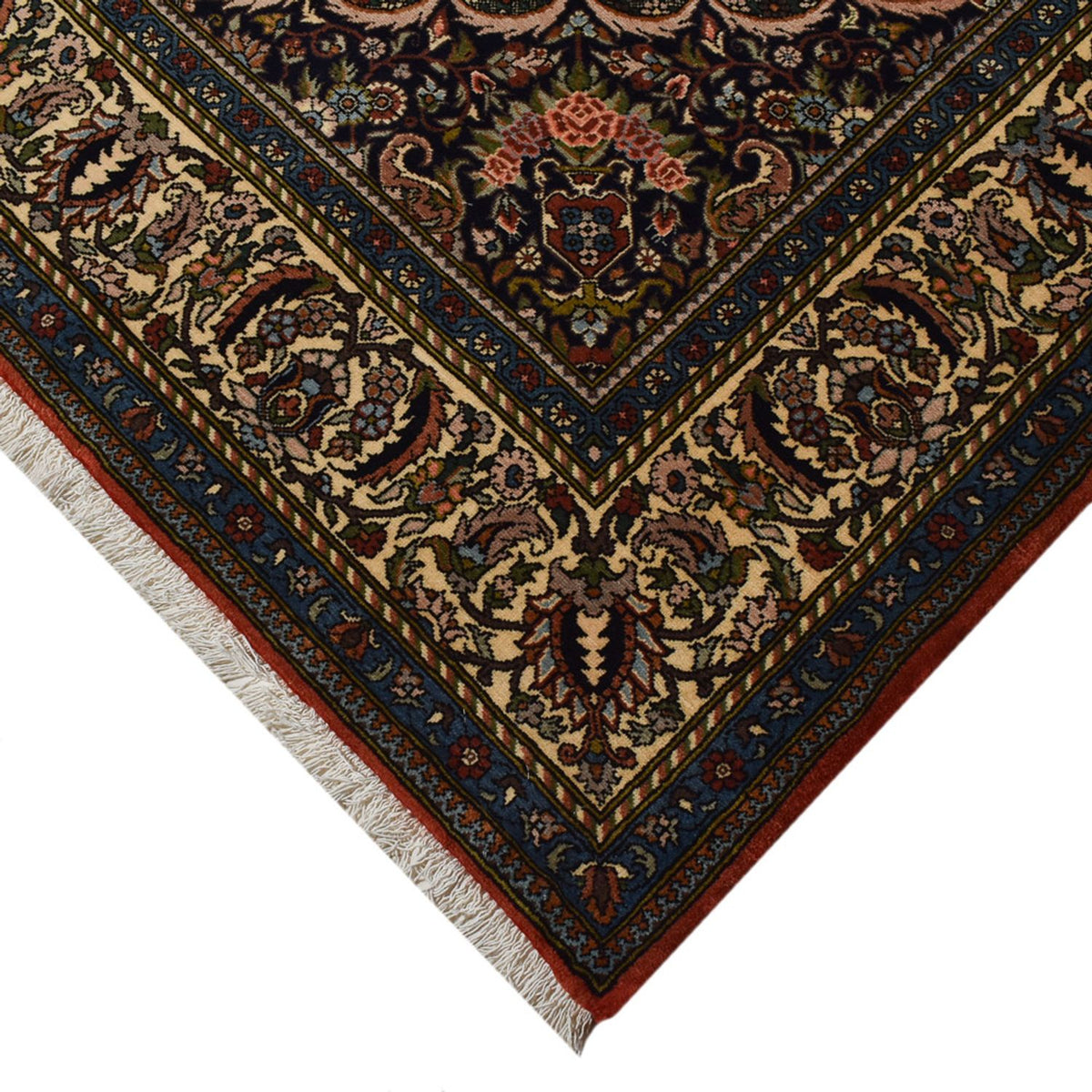Tapis persan - Nomadic - 300 x 208 cm - vert foncé
