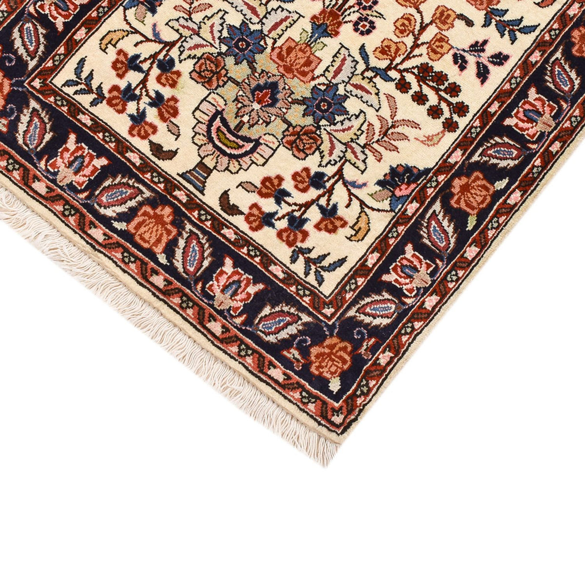 Tapis de couloir Tapis persan - Bidjar - 288 x 60 cm - beige