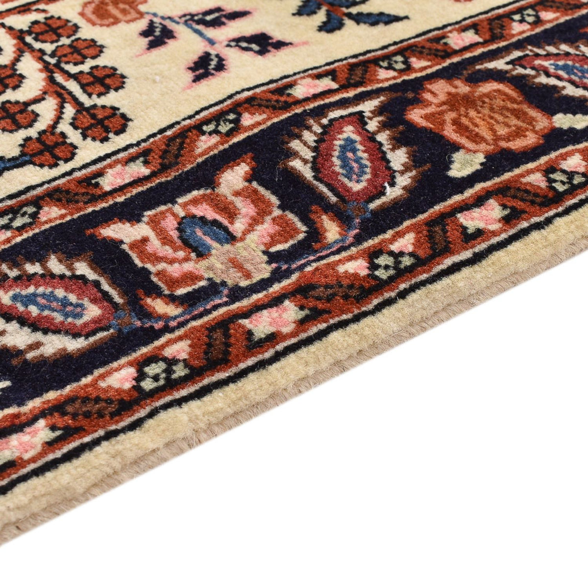 Tapis de couloir Tapis persan - Bidjar - 288 x 60 cm - beige