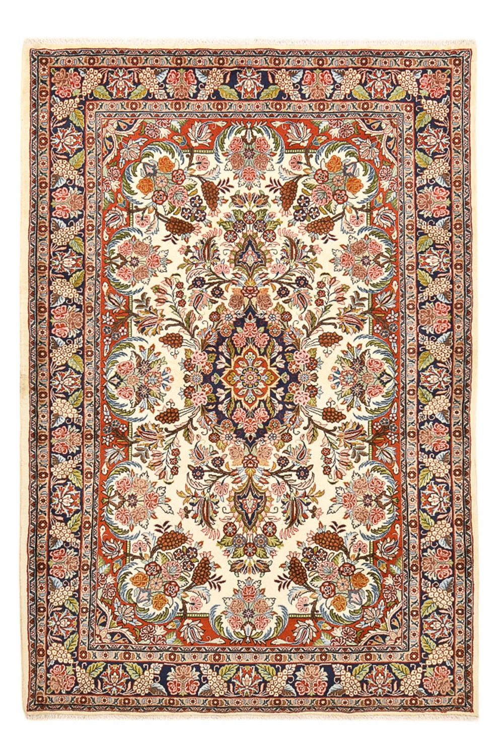 Tapis persan - Bidjar - 204 x 138 cm - beige clair