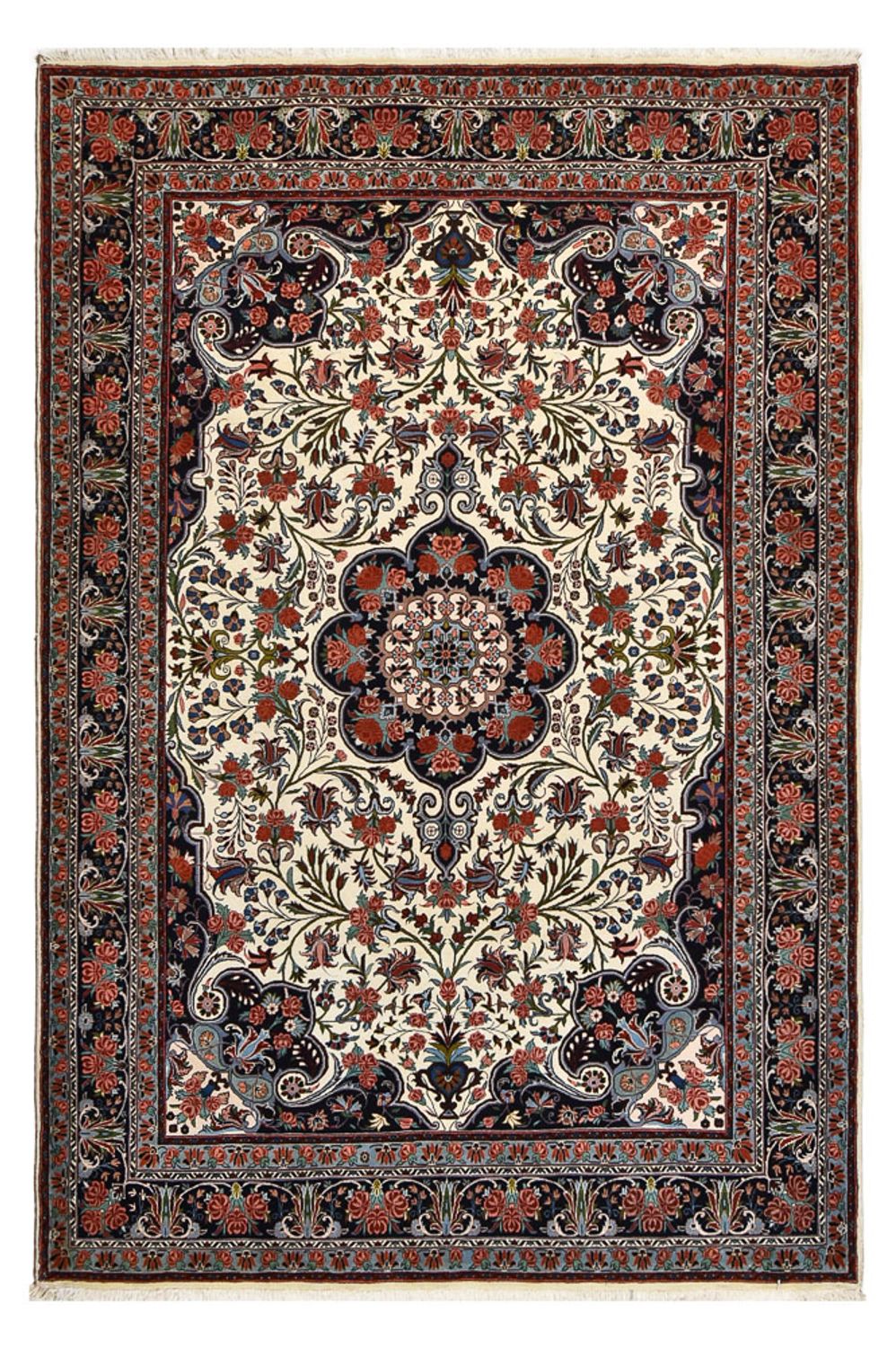 Tapis persan - Bidjar - 298 x 203 cm - beige clair