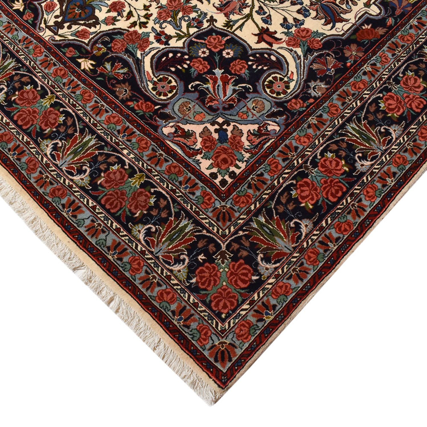 Tapis persan - Bidjar - 298 x 203 cm - beige clair