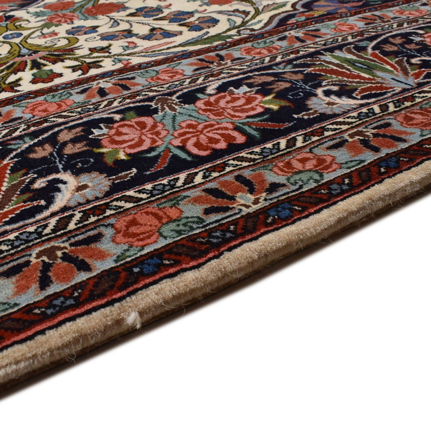 Tapis persan - Bidjar - 298 x 203 cm - beige clair
