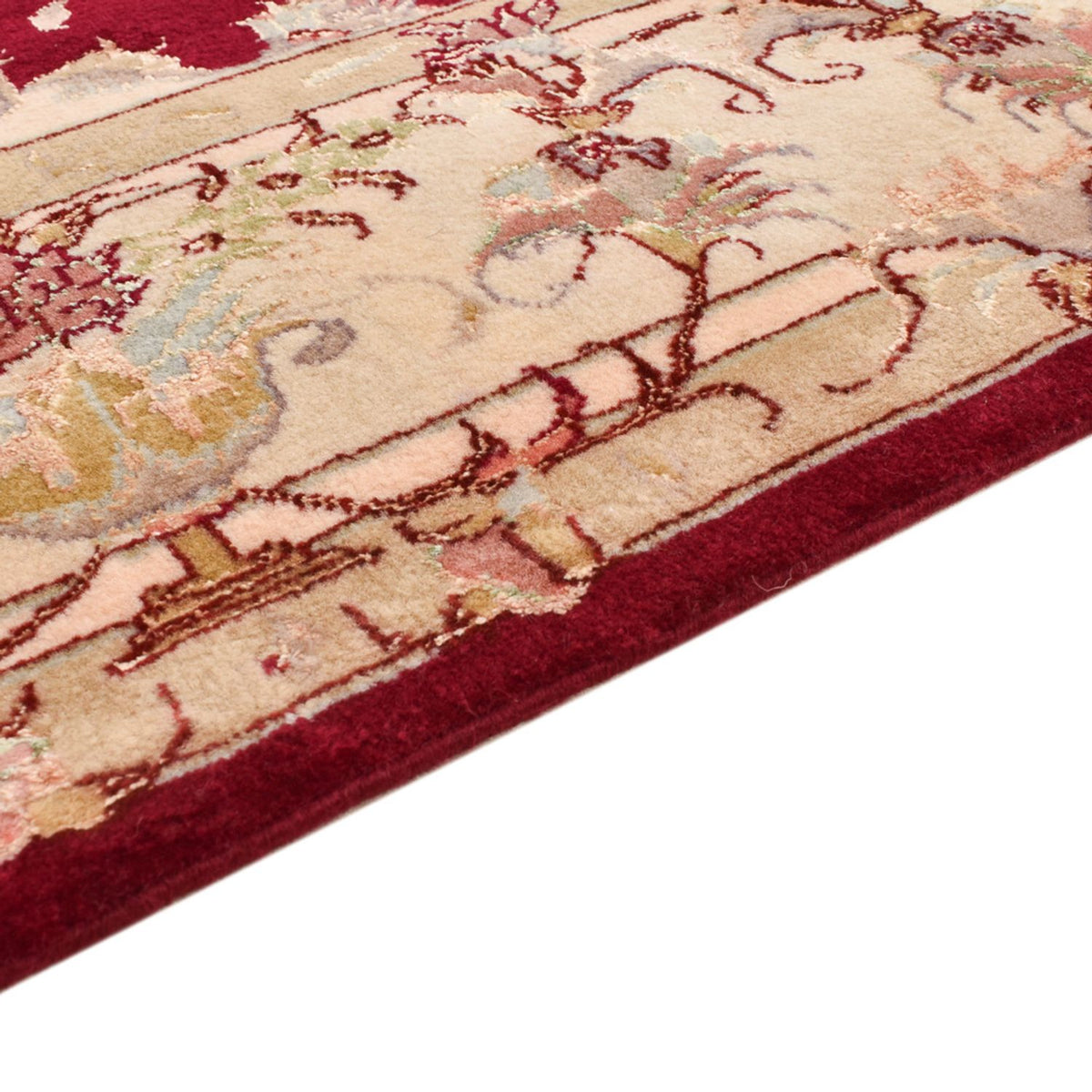Tapis persan - Tabriz - Royal - 191 x 148 cm - rouge