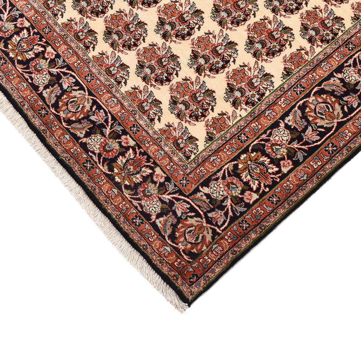 Tapis persan - Bidjar - 203 x 149 cm - beige foncé
