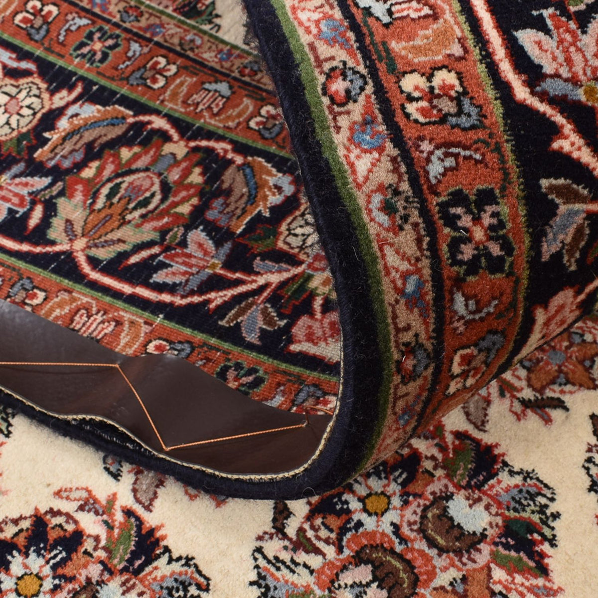 Tapis persan - Bidjar - 203 x 149 cm - beige foncé