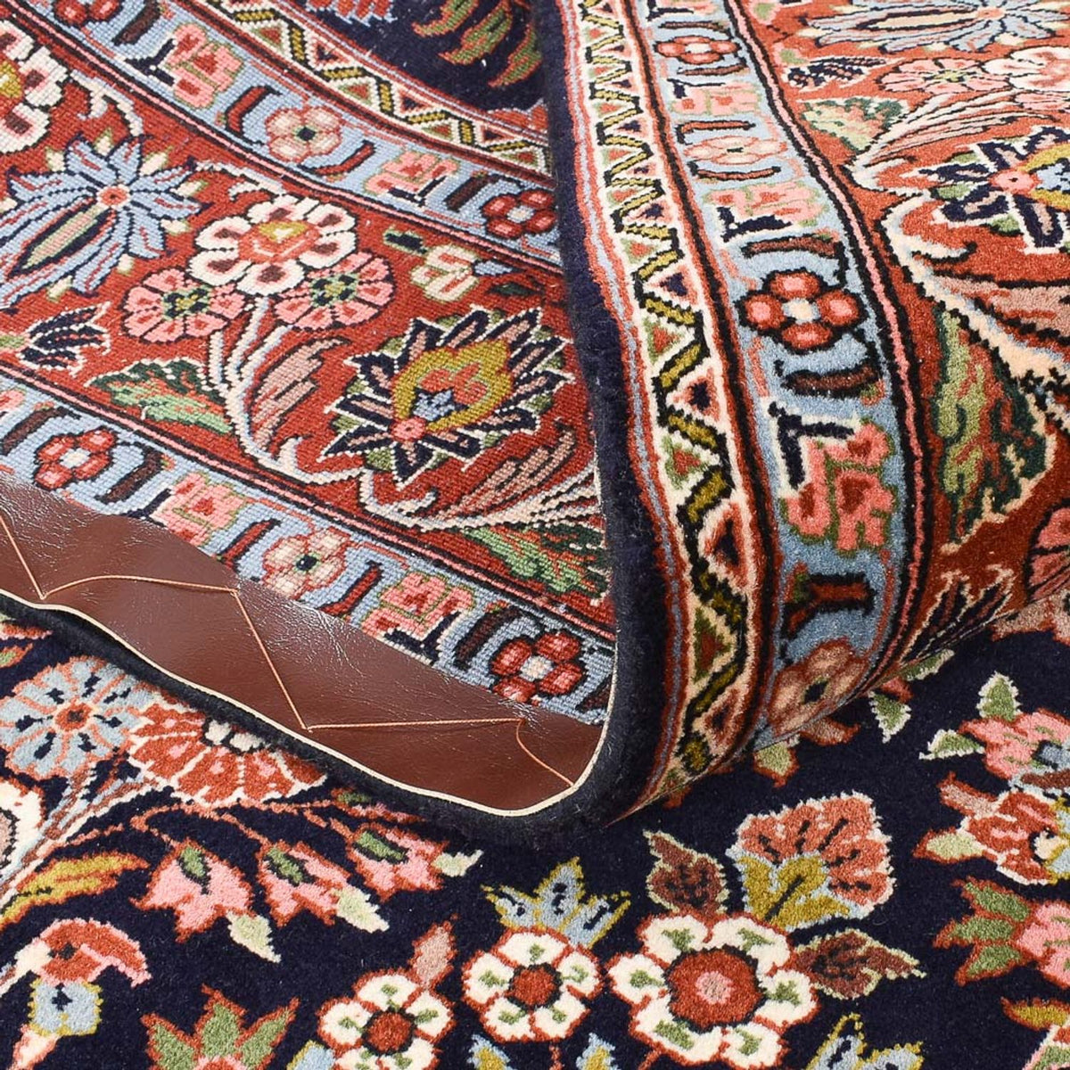 Tapis persan - Bidjar - 230 x 173 cm - bleu foncé