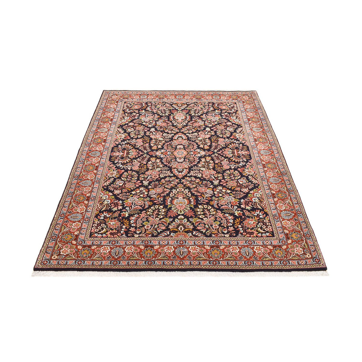 Tapis persan - Bidjar - 230 x 173 cm - bleu foncé