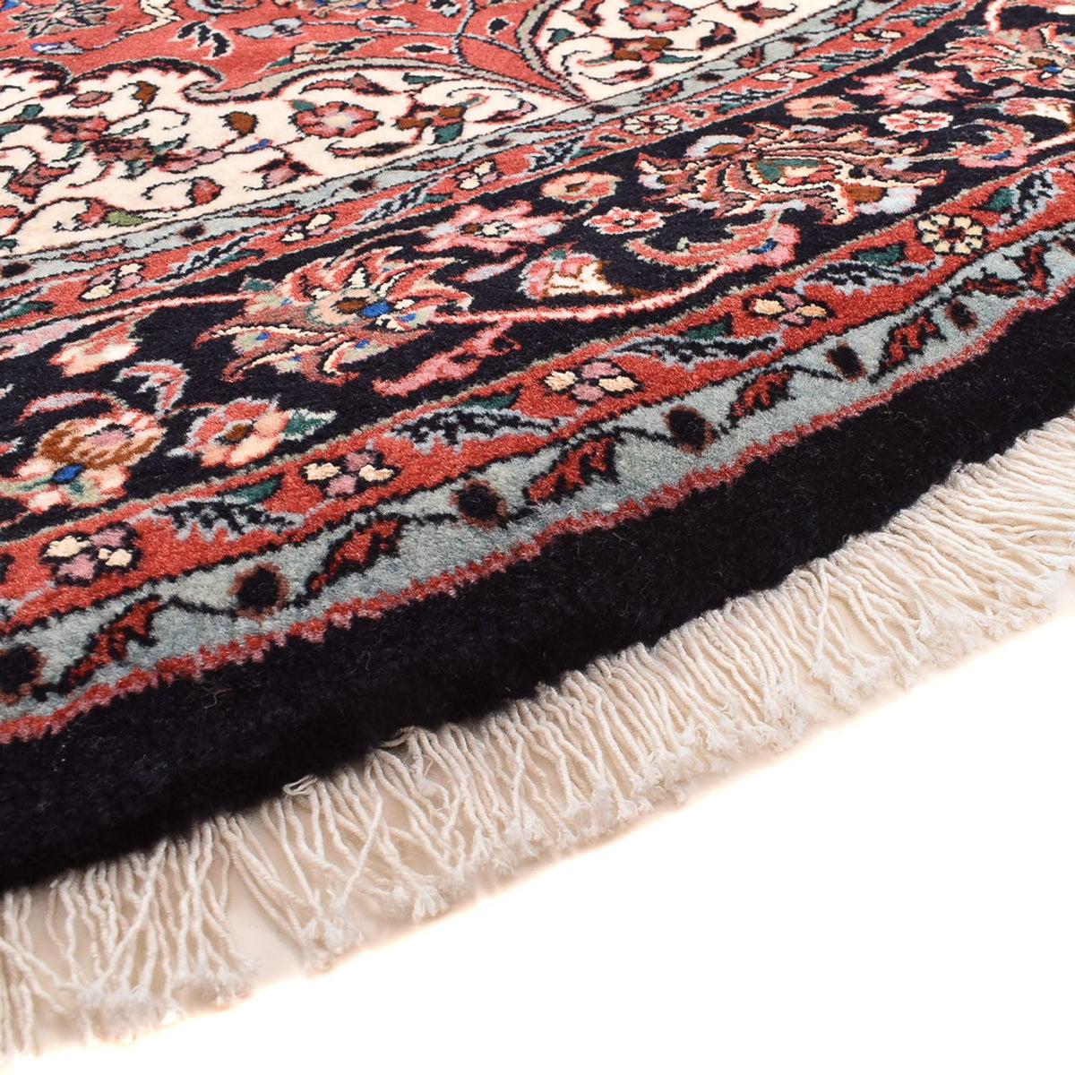 Tapis persan - Bidjar ronde  - 150 x 150 cm - rouge