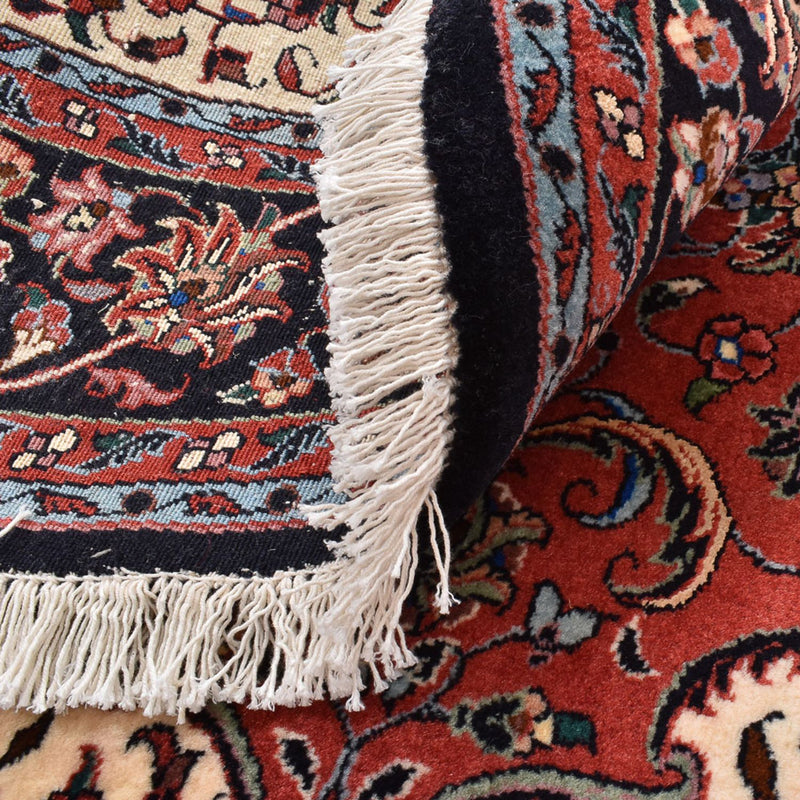 Tapis persan - Bidjar ronde  - 150 x 150 cm - rouge