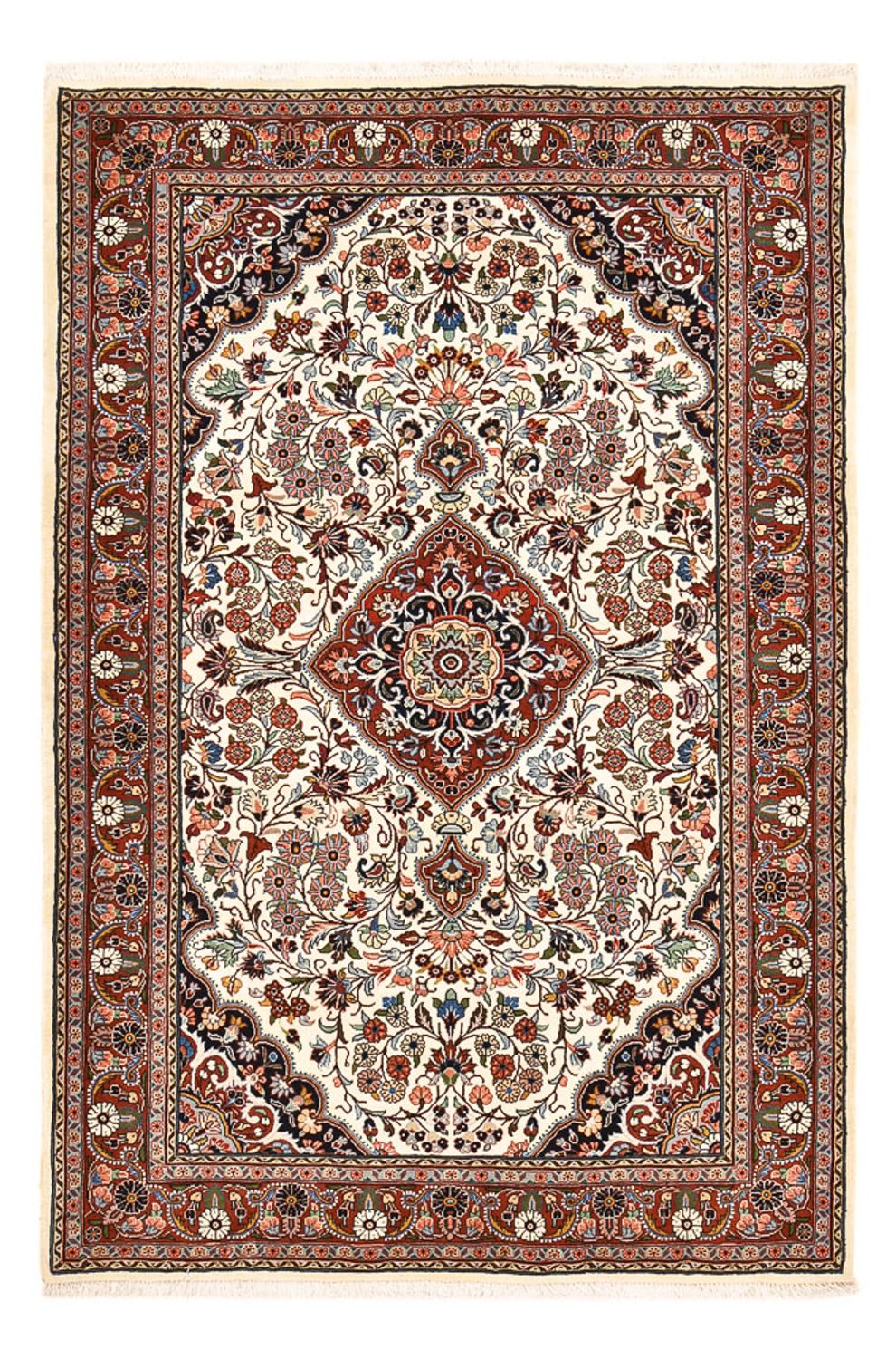 Tapis persan - Bidjar - 209 x 139 cm - crème