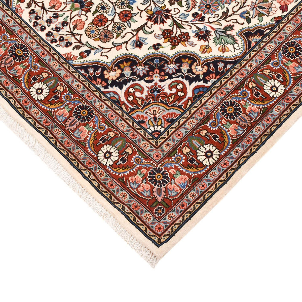 Tapis persan - Bidjar - 209 x 139 cm - crème
