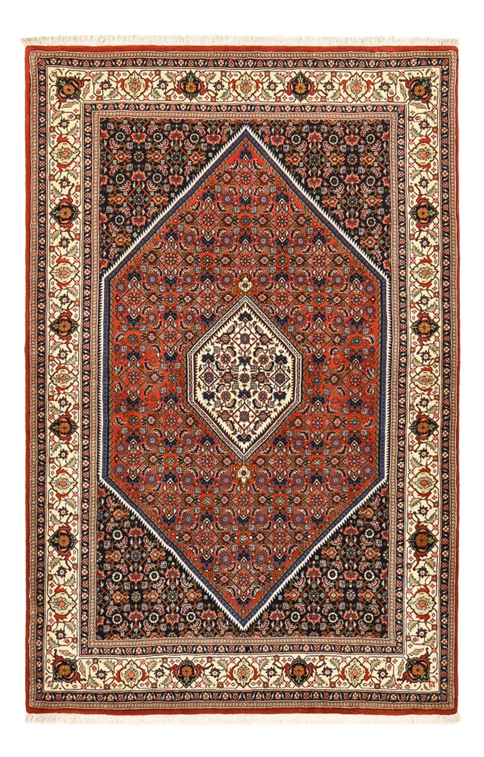 Tapis persan - Bidjar - 213 x 139 cm - rouille