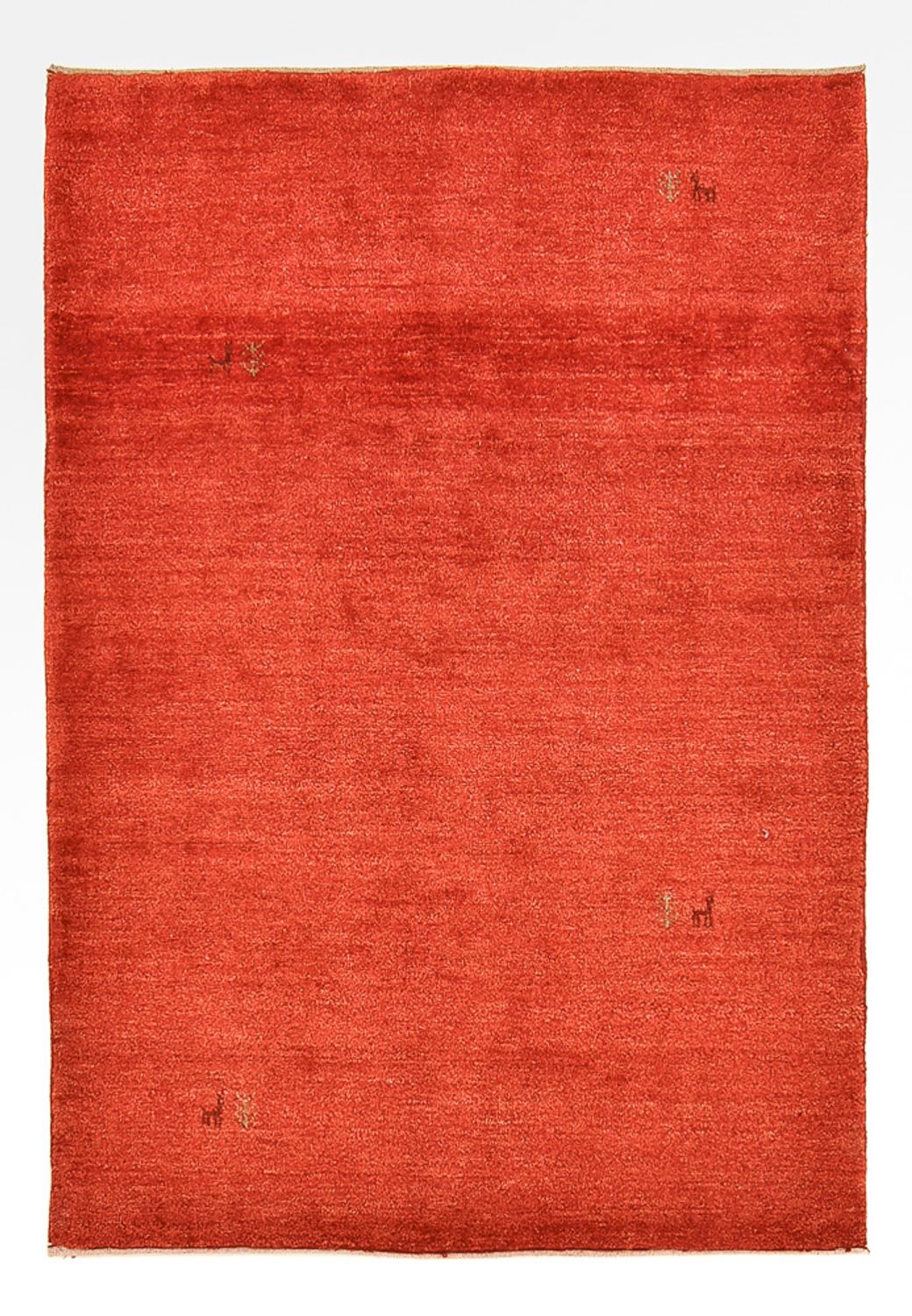Tapis Gabbeh - Persan - 177 x 124 cm - rouge