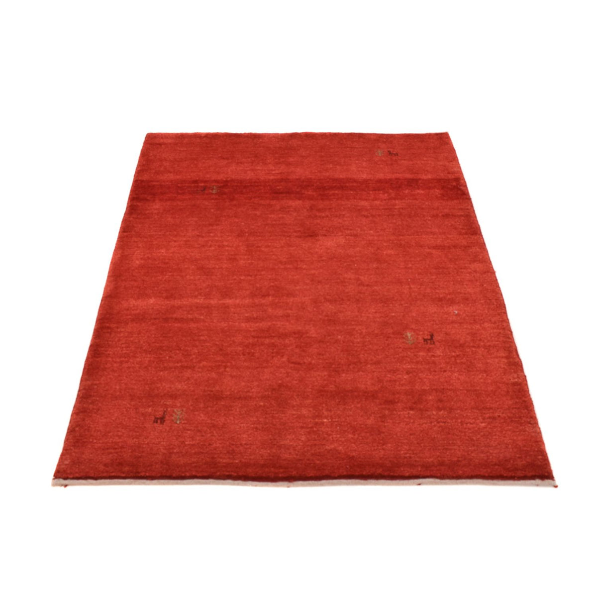 Tapis Gabbeh - Persan - 177 x 124 cm - rouge