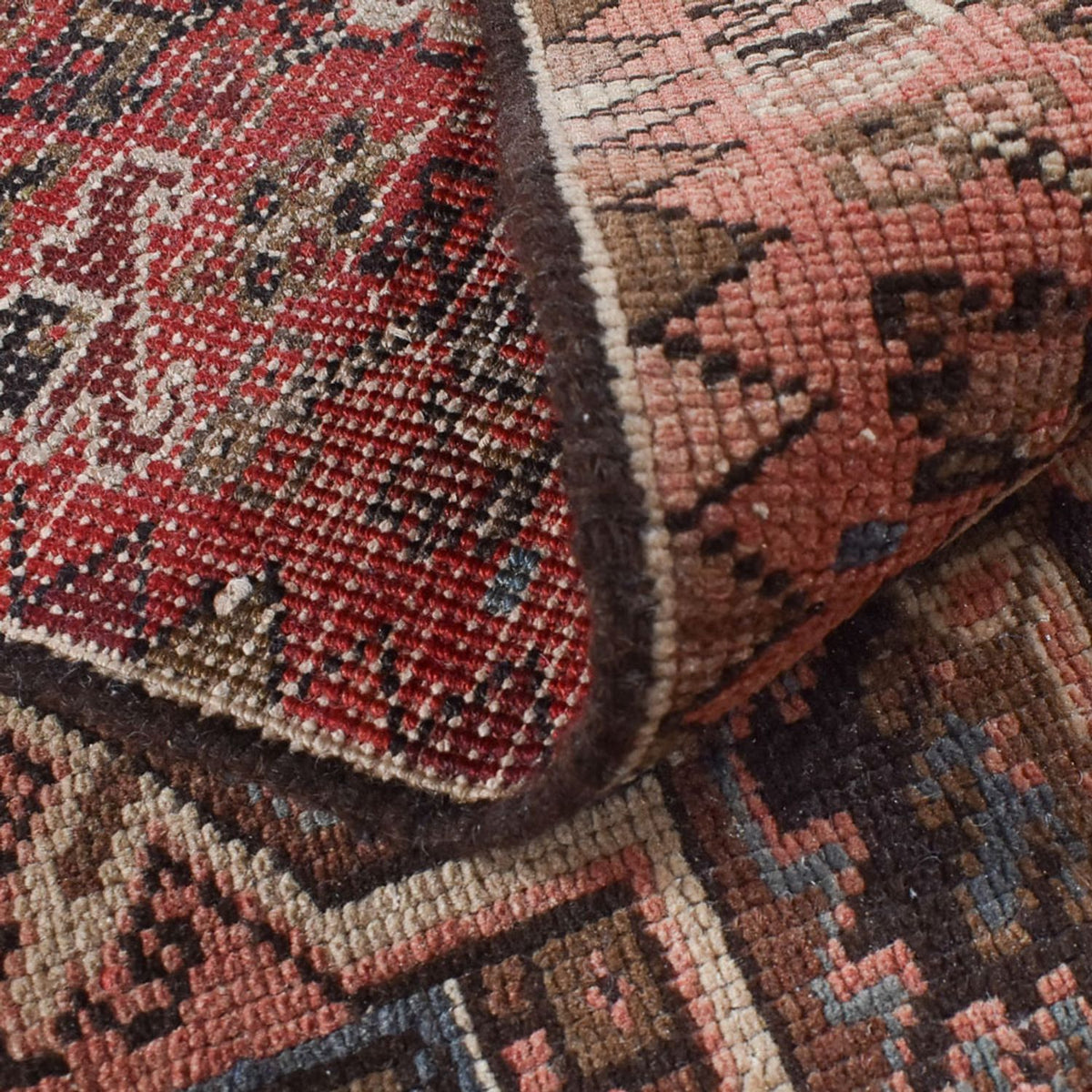 Tapis persan - Nomadic - 180 x 127 cm - rouge clair