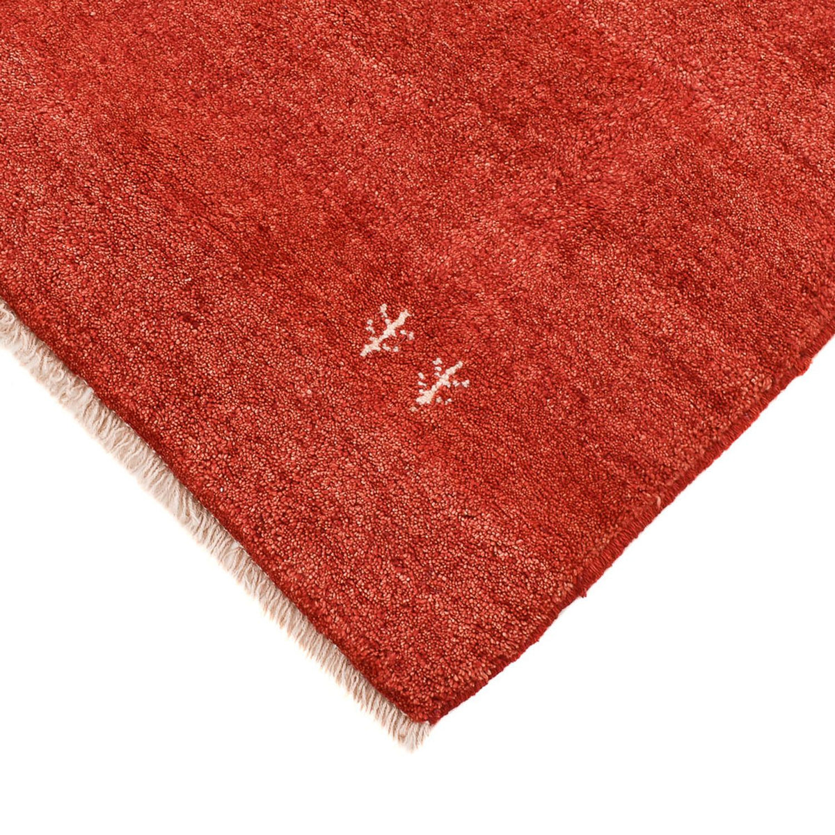 Tapis Gabbeh - Persan - 179 x 124 cm - rouge