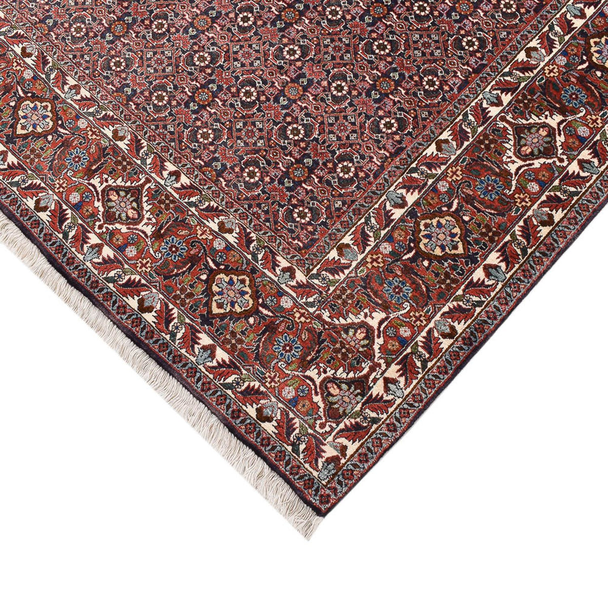 Tapis persan - Bidjar - 239 x 202 cm - rouille